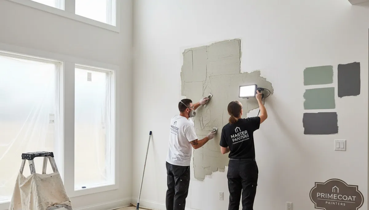 Professional drywall repair and wall restoration by expert painters in Wilmington, NC