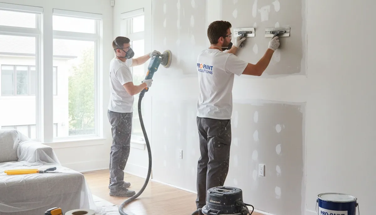Professional drywall repair and wall restoration by expert painters in Wilmington, NC home